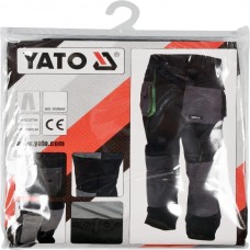 YATO Pantaloni de lucru, marime M, cu 9 buzunare, ..